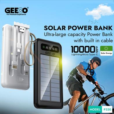 Geeoo P330 10000mAh Solar Power Bank